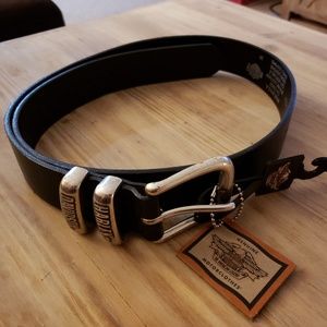 New Harley Davidson mens leather belt size 46